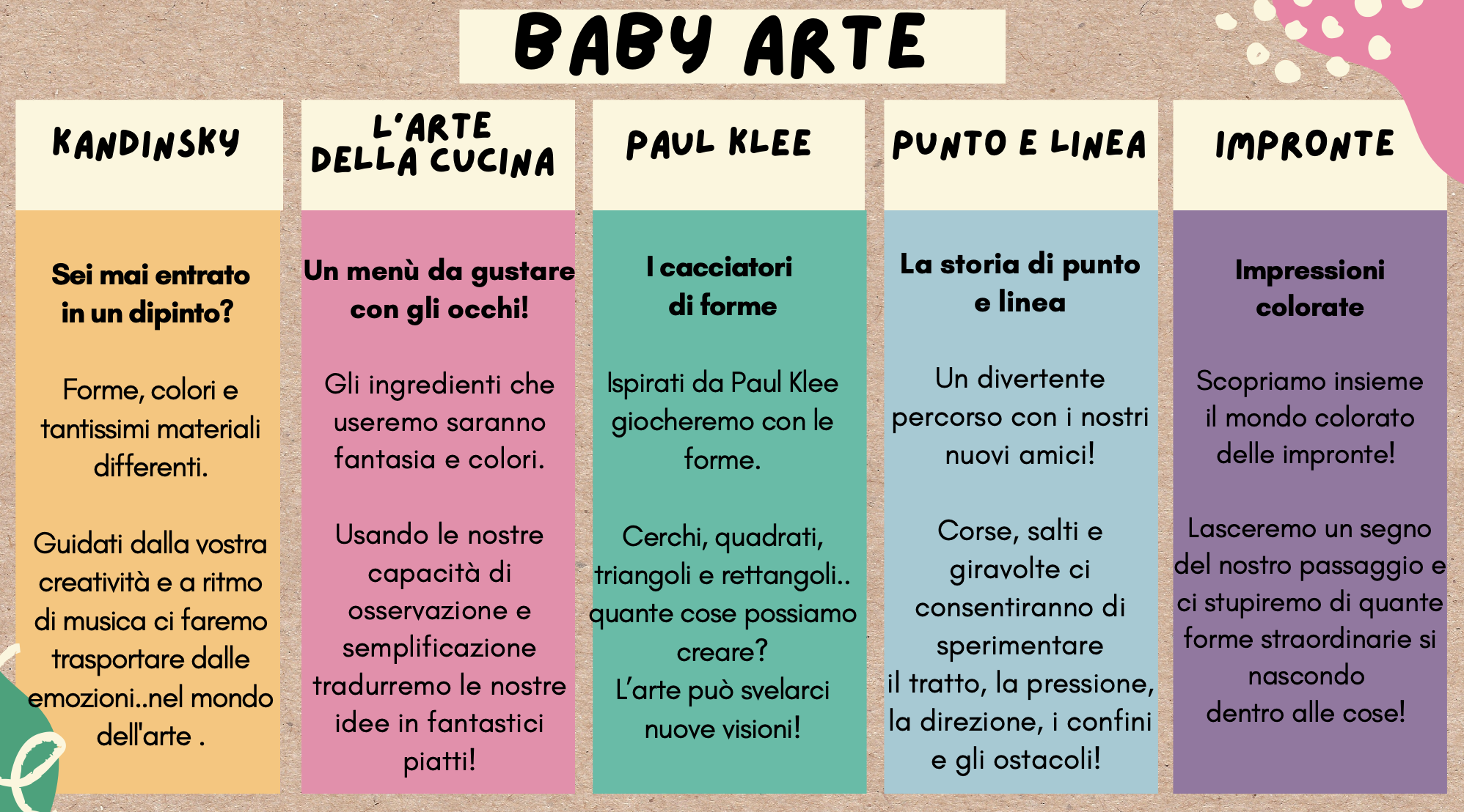 Programma Baby Arte
