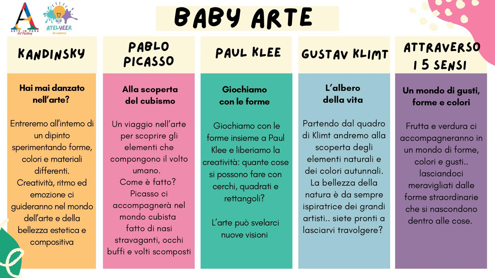 Programma Baby Arte Programma Baby Arte